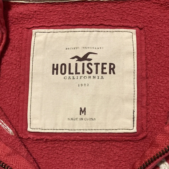 Hollister Full Zip Hooded Sweatshirt M - Picture 11 of 16